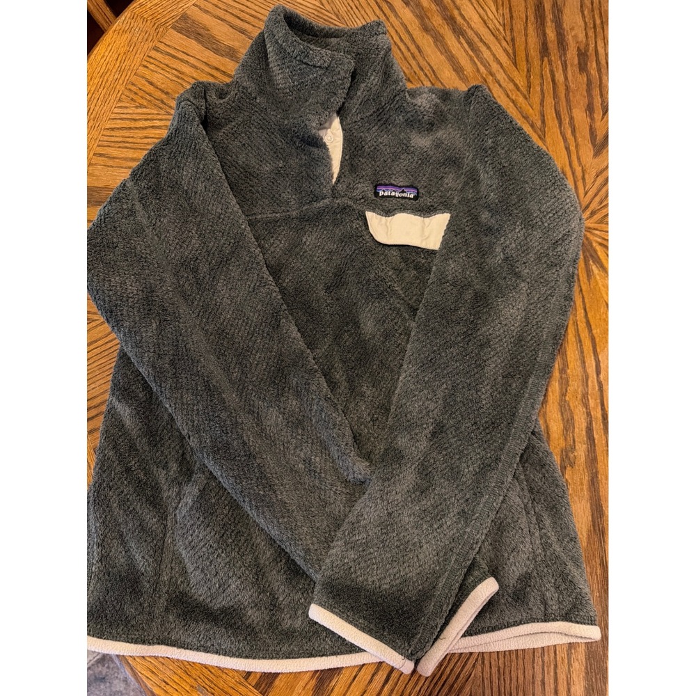 Patagonia Re-Tool Snap-T Fleece Pullover Charcoal Grey Small 25442
